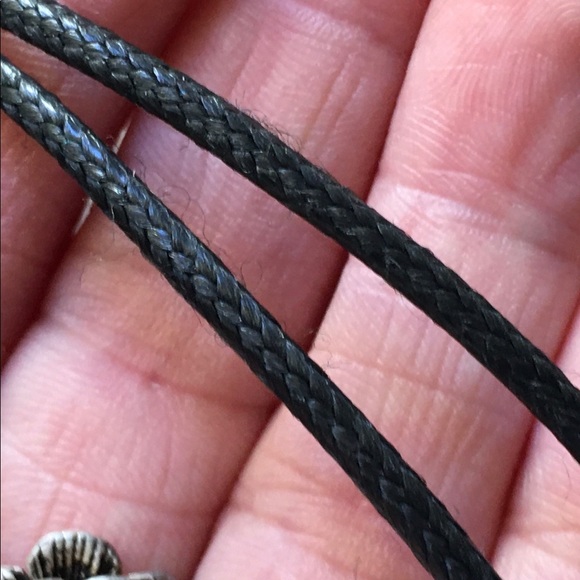 Vintage .925 Sterling Silver Rose Pendant Necklace - Picture 4 of 8